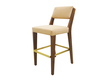 Dash stool with brass kick-107-xxx
